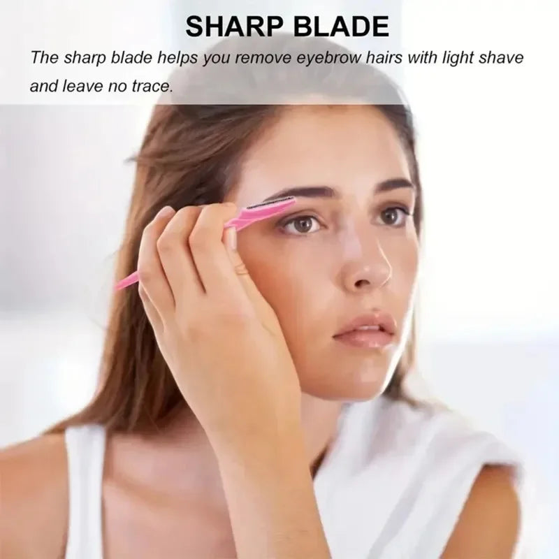 30 Pcs Eyebrow Razors For Women With Precision Safety Cover