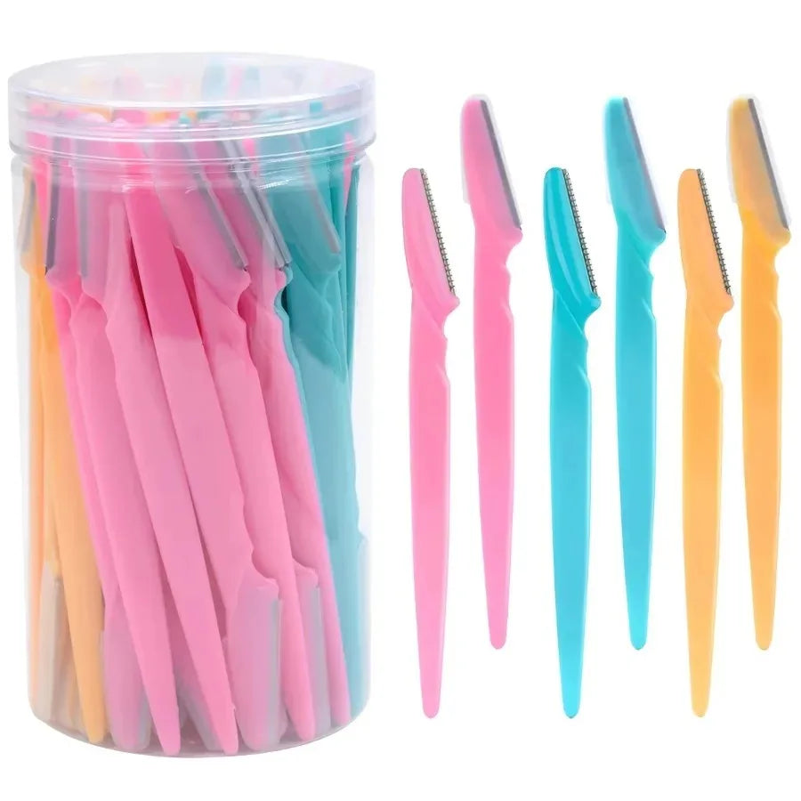 30 Pcs Eyebrow Razors For Women With Precision Safety Cover