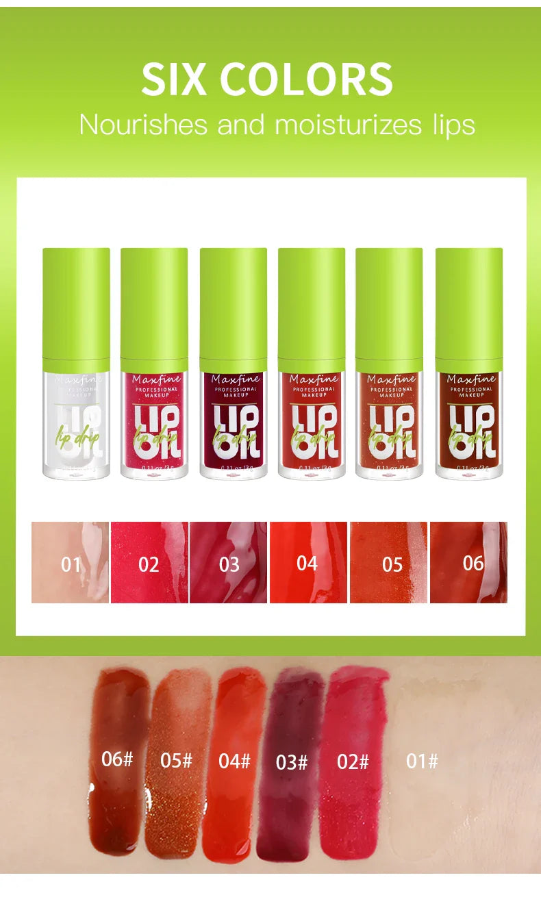 6 Tone Moisturizing Lip Gloss Oil Enhancer