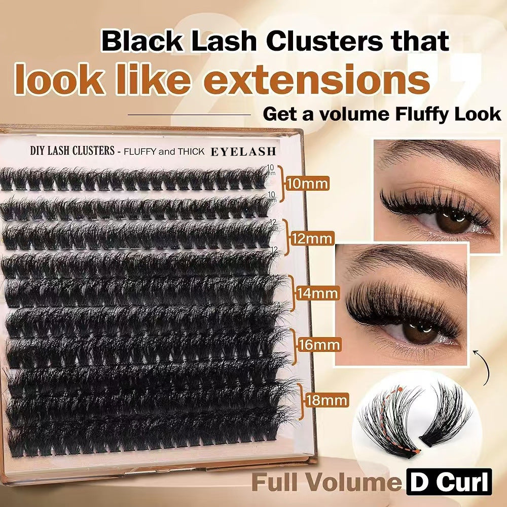 10mm-18mm Dramatic Lash Clusters