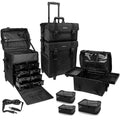 Soft Makeup Artist Rolling Trolley Cosmetic Case