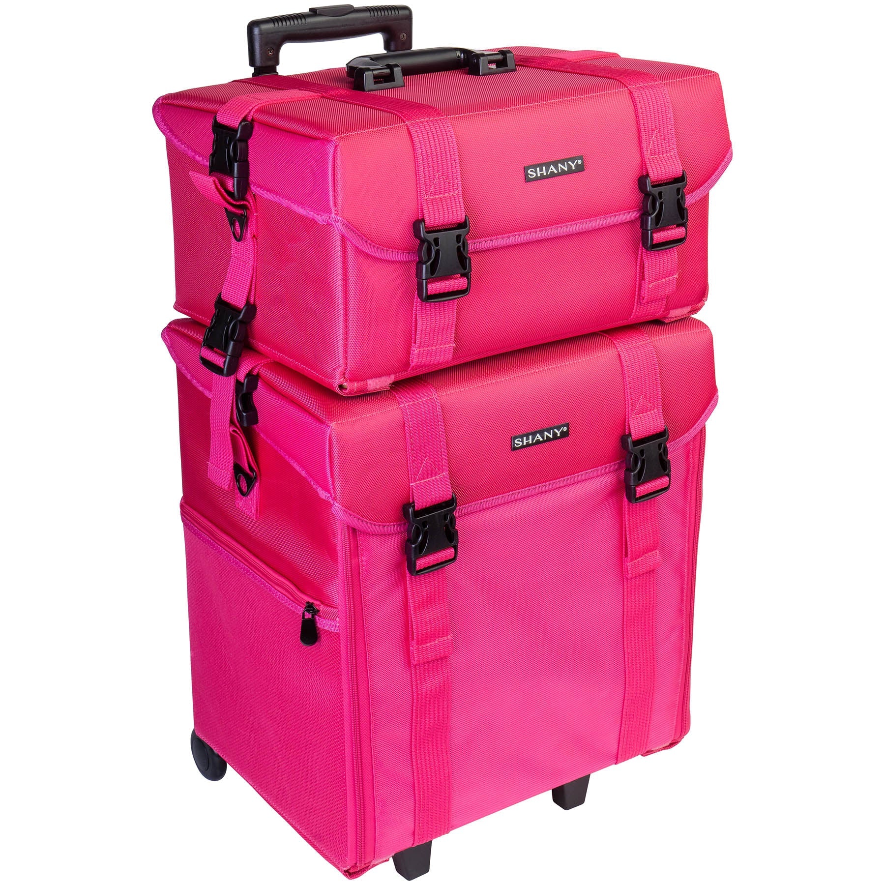 Soft Makeup Artist Rolling Trolley Cosmetic Case